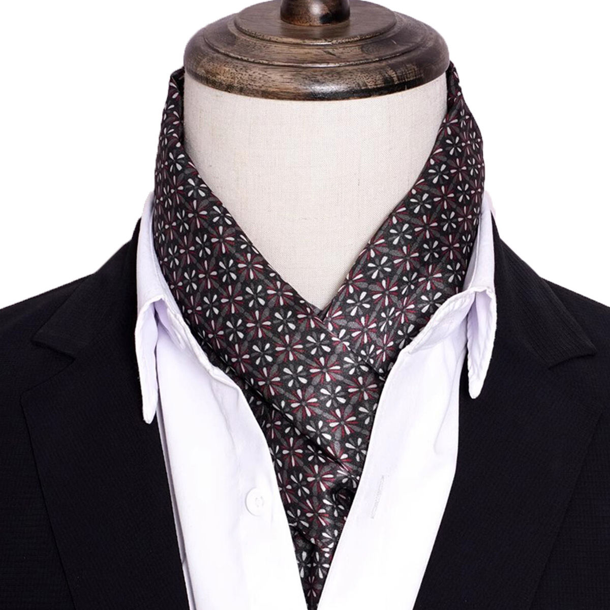 Men Accessories For Neck - Новый мужской шелковый шарф в полоску,