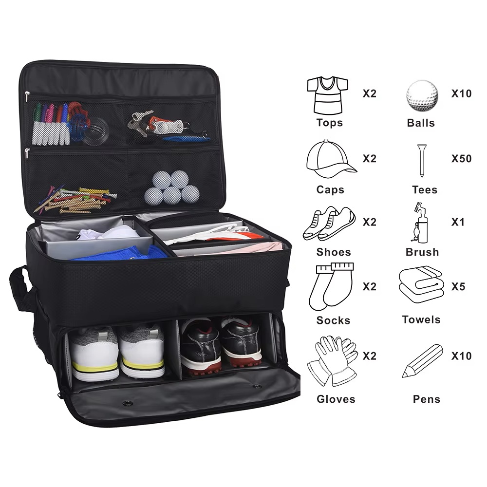 Men'S Accessories Travel Bag - Органайзер для багажника для гольфа, из