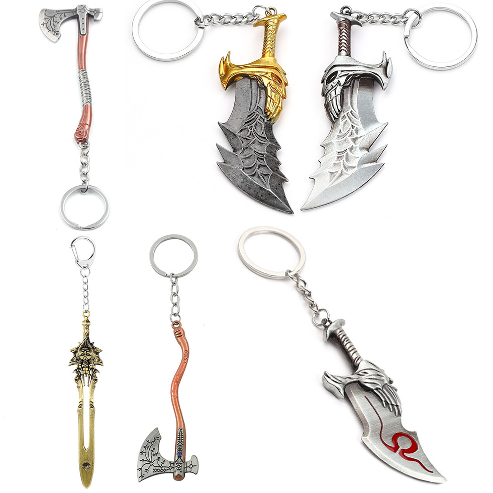 Men Accessories Chain - Брелок-подвеска с мечом Кратоса из God
