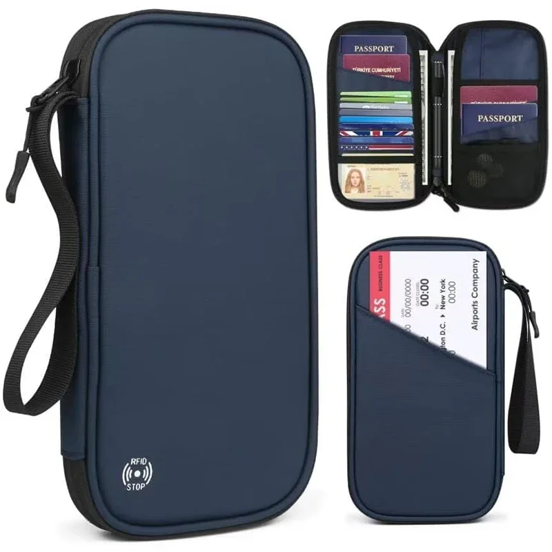 Men'S Accessories Travel Bag - Легкая семейная дорожная обложка для паспорта,