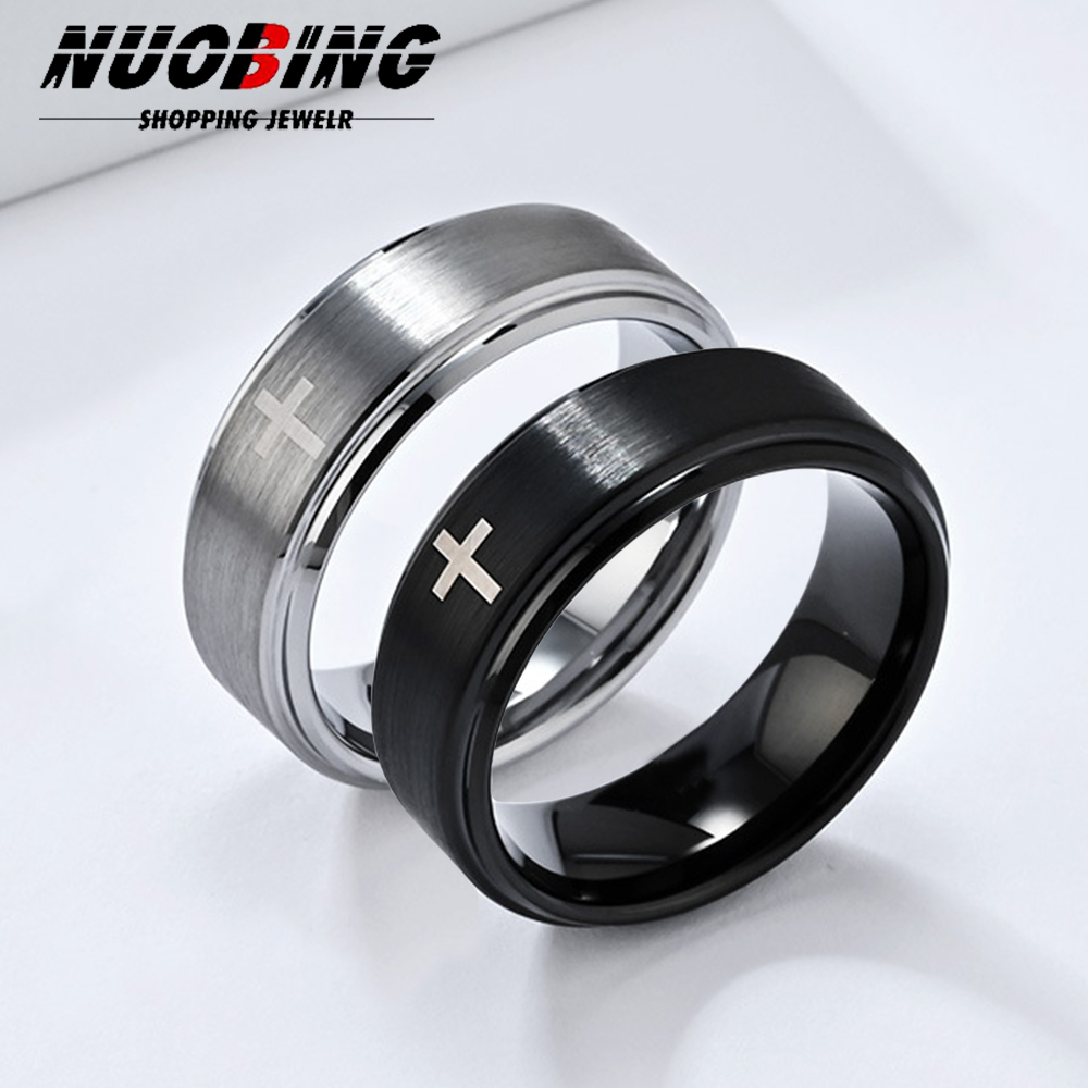 Men Accessories Wedding - Ретро Титановая Сталь Христианский Иисус Крест
