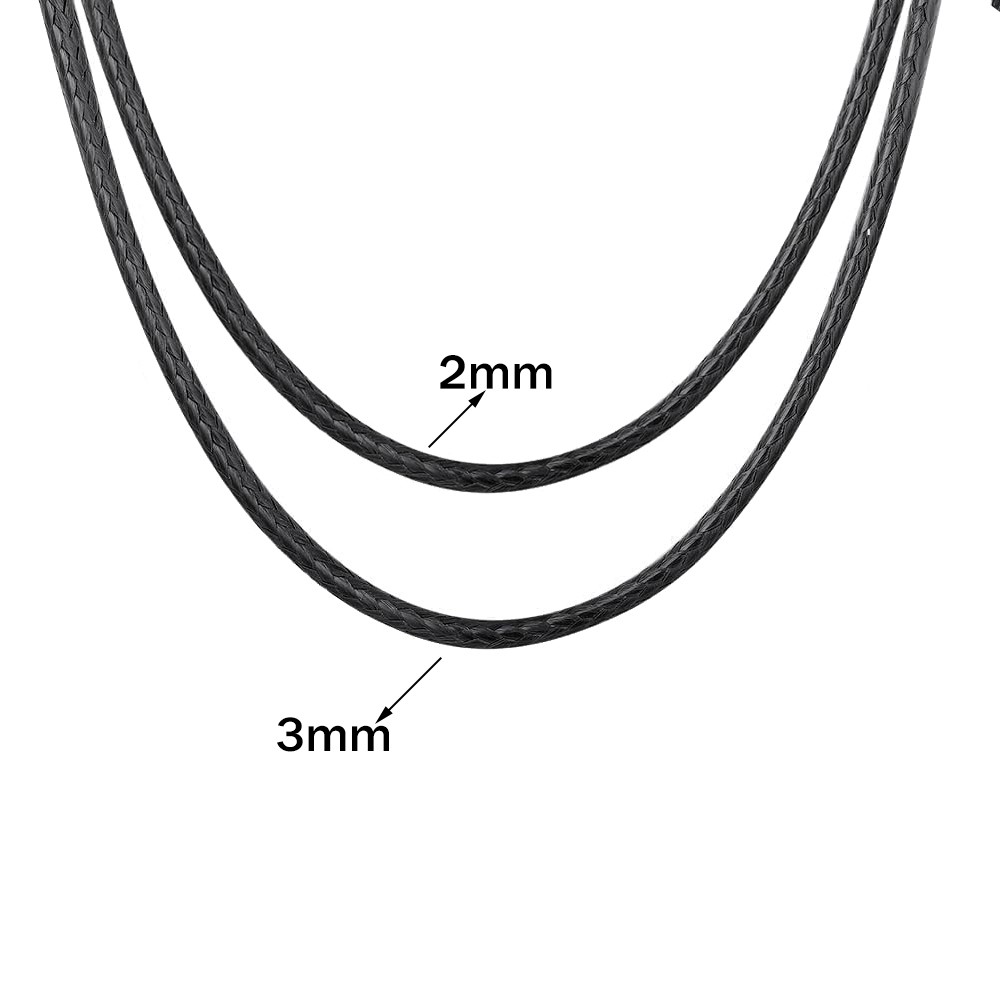 2 мм/3 мм 45/50/60 см черный в – обзор и цена Men Accessories Chain